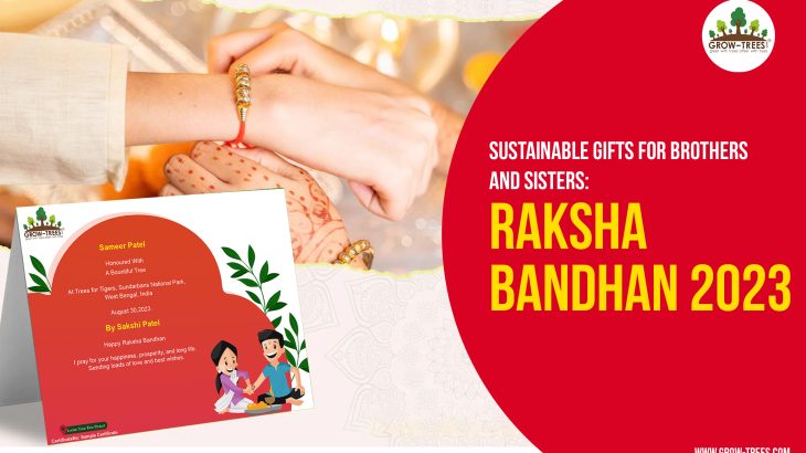 Plant a tree with Grow-Trees this Raksha Bandhan
